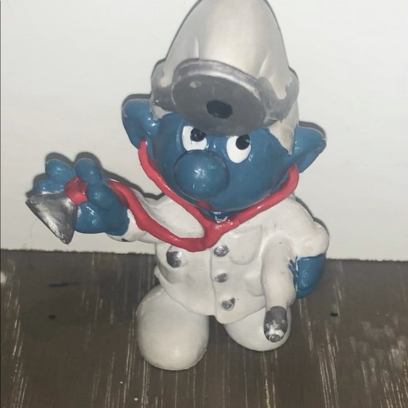 Vintage 1978 Smurf Figurines. Papa Smurf Doctor Smurf - Picture 10 of 10